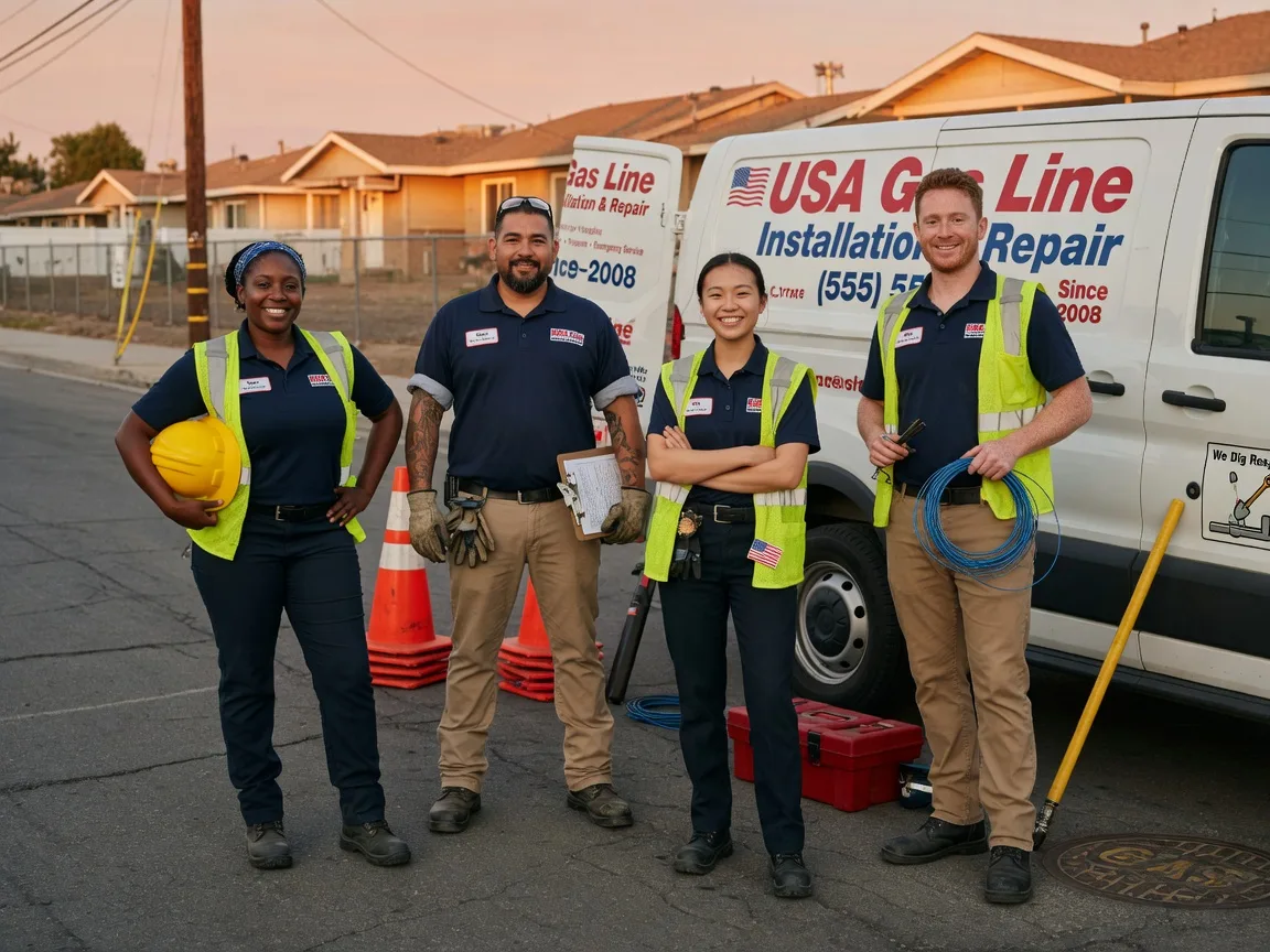 Gas Line Installation company in Bingen, WA